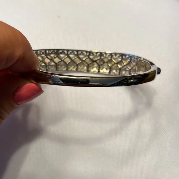 Ethiopian Welo Opal bangle bracelet, 7.25 inches, 25.6 g 925. - Picture 11 of 13